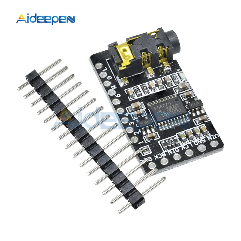 PCM5102 PCM5102A ies интерфейс DAC декодер GY-PCM5102 IGS плеер модуль для Raspberry Pi pHAT формат доска - Цвет: Black