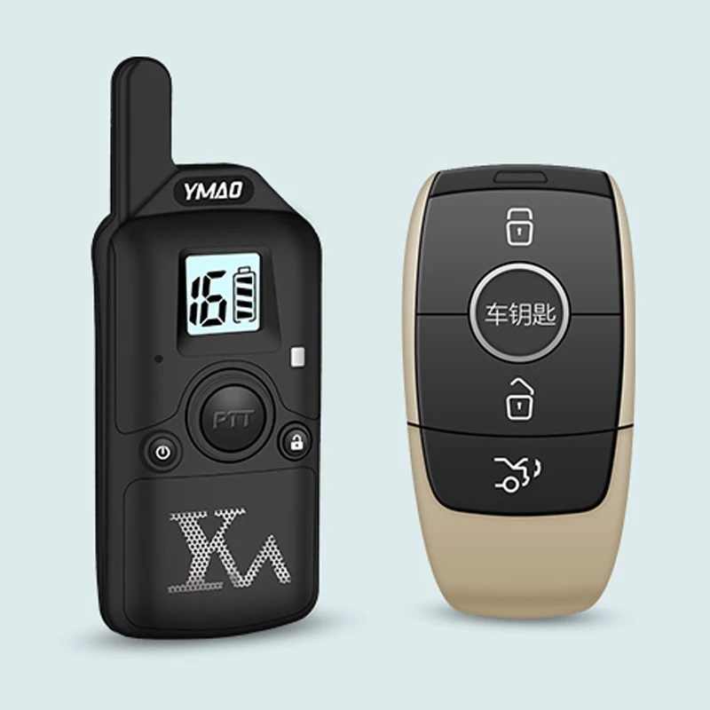 YMAO Y88 мини-рация Портативный UHF Ручной радиопередатчик 99CH ультра-маленький радиосвязь HF трансивер с наушником