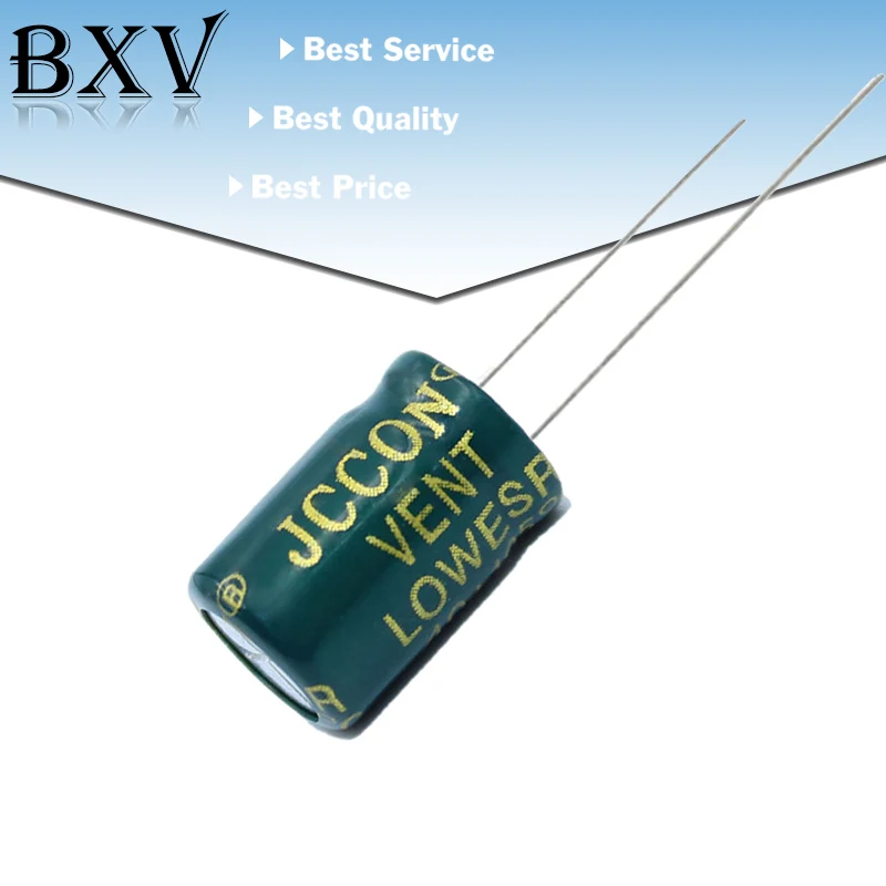 Aluminum Capacitor 10V 16V 25V 35V 50V 400V 100UF 220UF 330UF 470UF 680UF 1000UF 1500UF 2200UF 3300UF High Frequency Low ESR