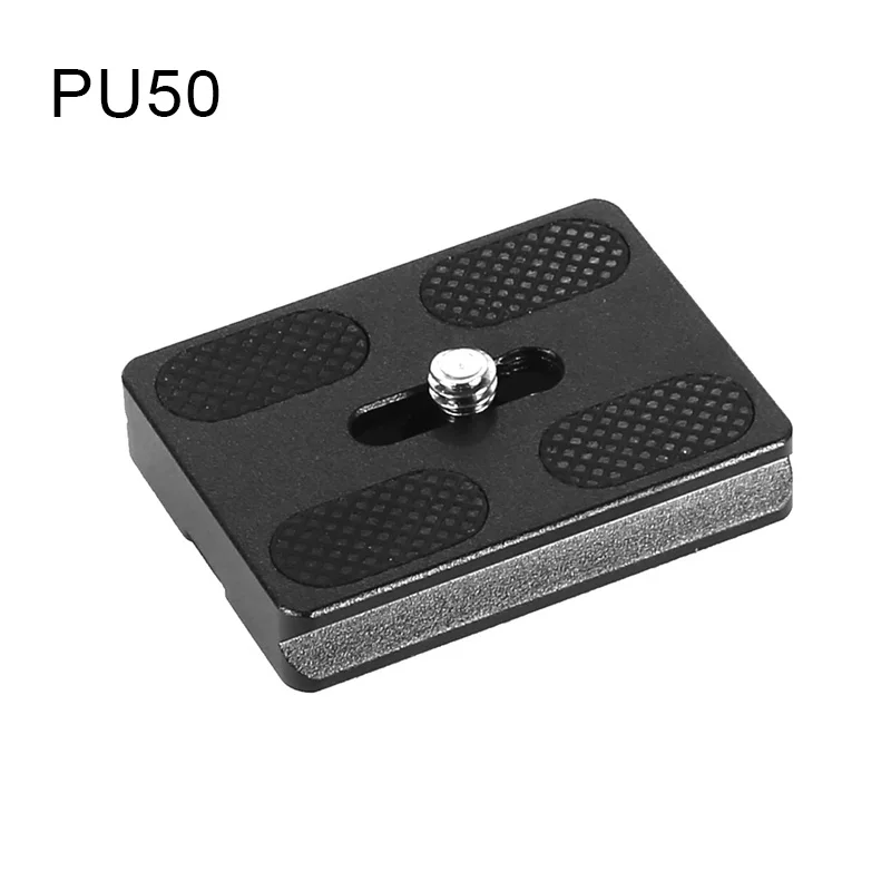 PU40 PU50 PU60 PU70 PU100 пластина быстрого крепления с 1/4 дюймовое винтовое крепление для шариковая головка для трипода монопода GV99
