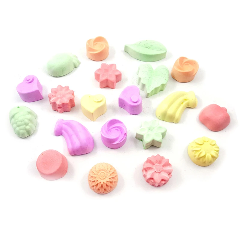 Cute New 5pcs Small Pet Animal Fruit Shape Minerals Molar Stone Pet Molar Stone Chew Toys for Chinchilla/Hamster/Guinea Pigs