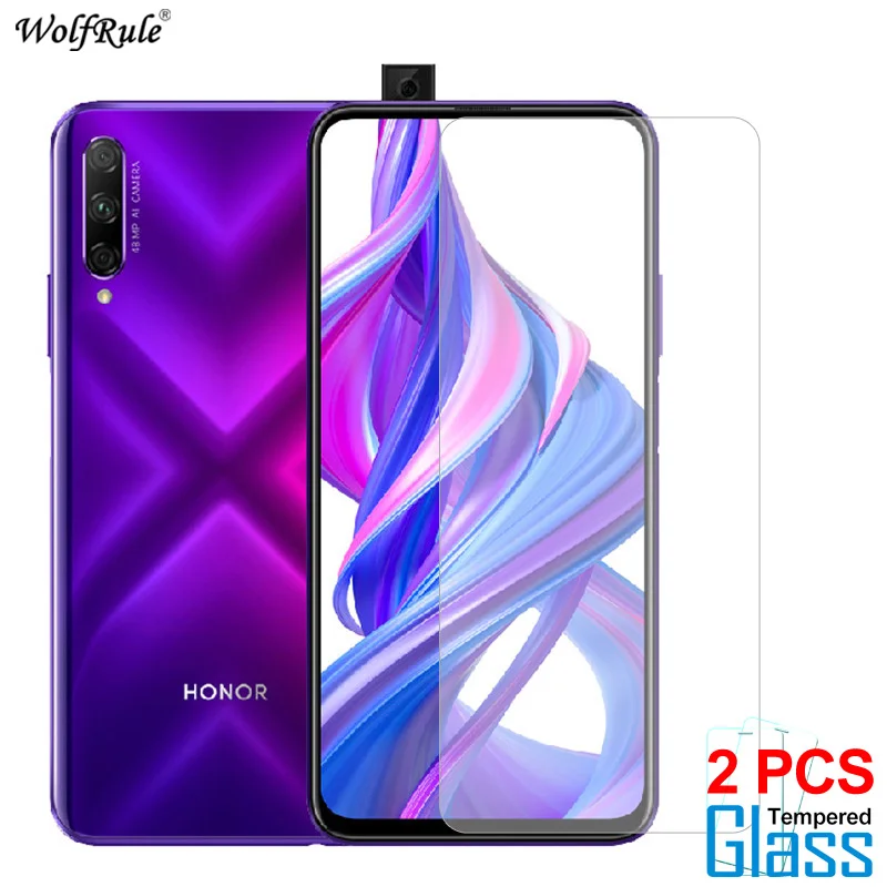 2Pcs For Glass Huawei Honor 9X Pro Screen Protector Tempered Protective Phone Film 6.59'' | Мобильные телефоны и