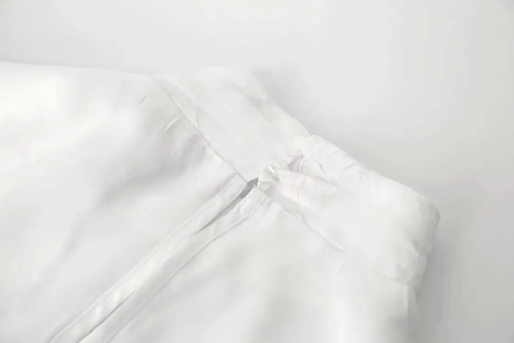 Английская элегантная белая рубашка с бантом спереди для женщин blusas mujer de moda рубашка для женщин топы футболки для женщин
