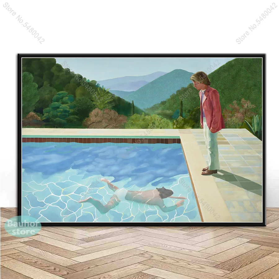 Новинка 2019 настенный плакат David Hockney Картина на холсте больший брызговик плакаты
