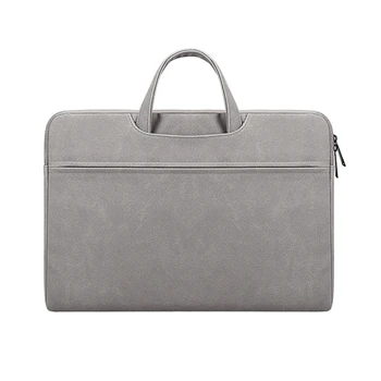 

Laptop Bag Within 15.6in Laptop,Anti-scratch Shock-proof Waterproof PU Leather Handbag PC Tablet Case Cover for HP Dell Xiaomi