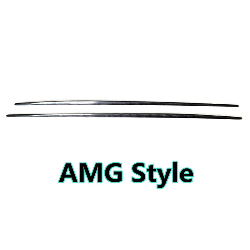 1 пара автомобиля Стайлинг для benz CLA W117 AMG стиль Настоящее карбоновое волокно бодик боковые юбки 2013- Revozport Стиль боковая юбка