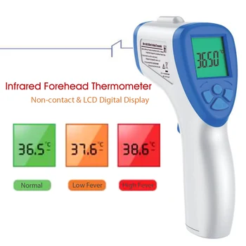

GQ-129 Non-contact Infrared Forehead Thermometer Electric Temperature Measurement Body Temperature Meter With Memory Function