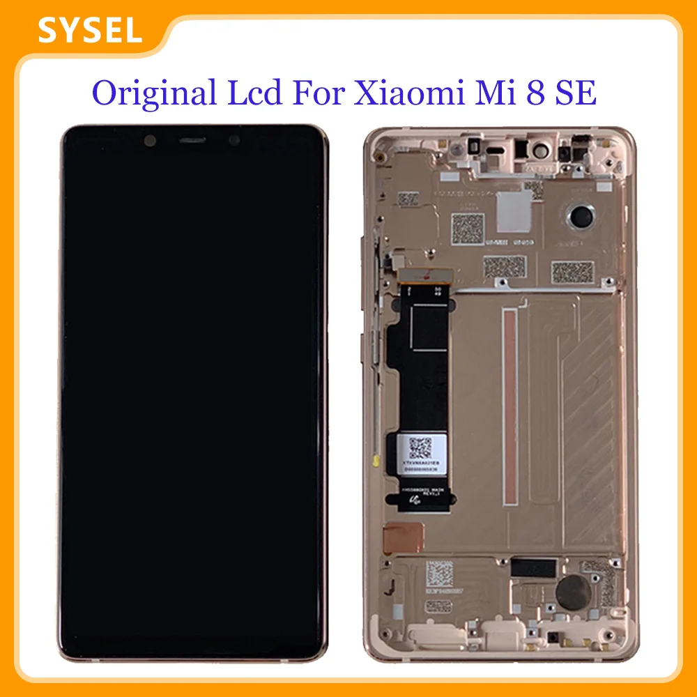 Оригинальный ЖК-дисплей Amoled 5 88 дюйма для Xiaomi Mi 8 SE 8SE ЖК-дигитайзер в сборе сменный