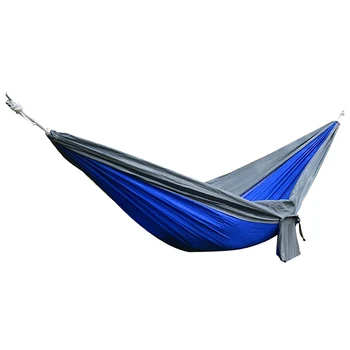 

Portable Ultra-light solid, durable 2 person parachute cloth hammock