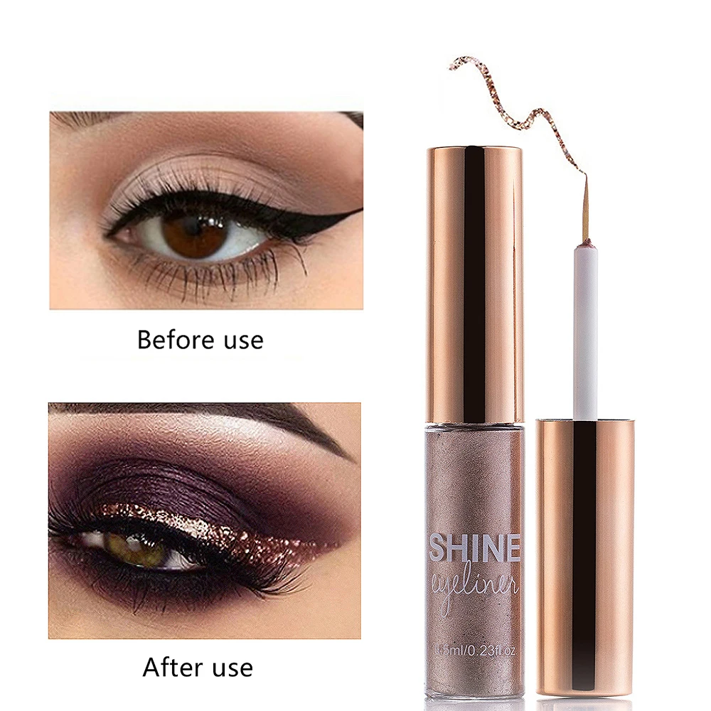 PERALICE Sparking перламутровая подводка для глаз, жидкая, Enbellish Eyes, водостойкая, против пятен, не легко обесцвечивается, модный блеск