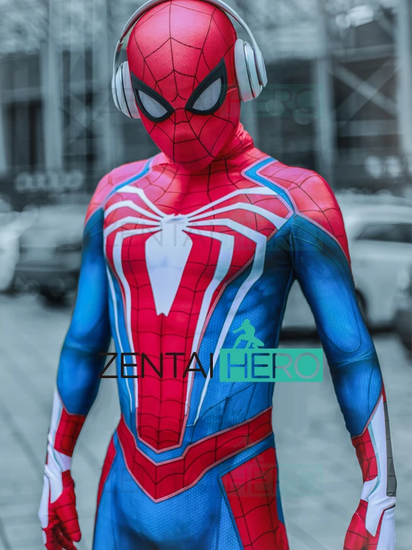 送料無料 3d プリント Ps4 スパイダーマンコスプレ衣装ライクラタイツフルボディスーツ男性男の子男性スパイダースーツ ゲーム コスチューム Aliexpress