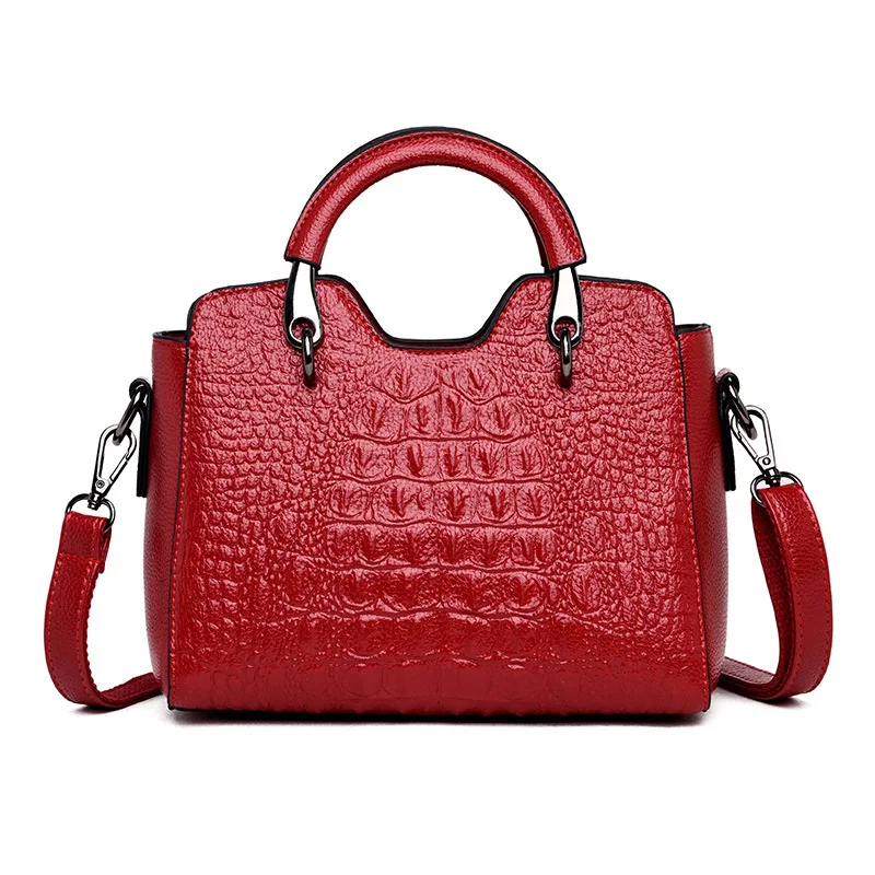 

2020 Luxury Handbags Women Bags Designer Fashion Shoulder Bag Ladies Crocodile Pattern Large Capacity Messenger Bag Sac A Main