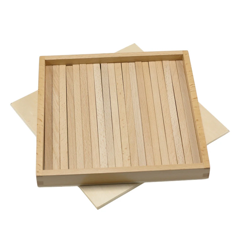 Kids Montessori Sensory Brown Stairs Sticks Box Brown Ladder Decomposition Numbers Count Sticks Teaching Aids Toys For Children Aliexpress