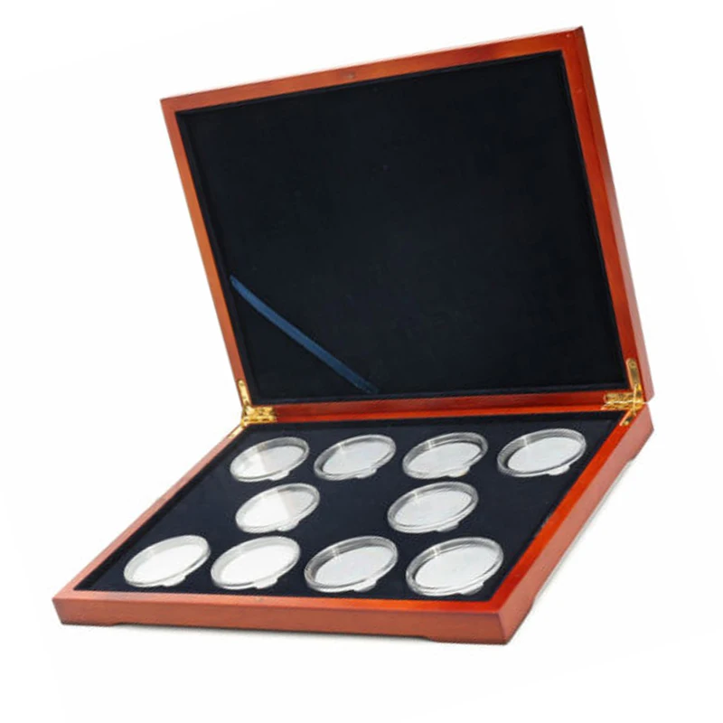 Многоразовый держатель для монет, защитный чехол для дисплея с коробкой для хранения монет, контейнер, органайзер, аксессуары для деловых подарков, выставок