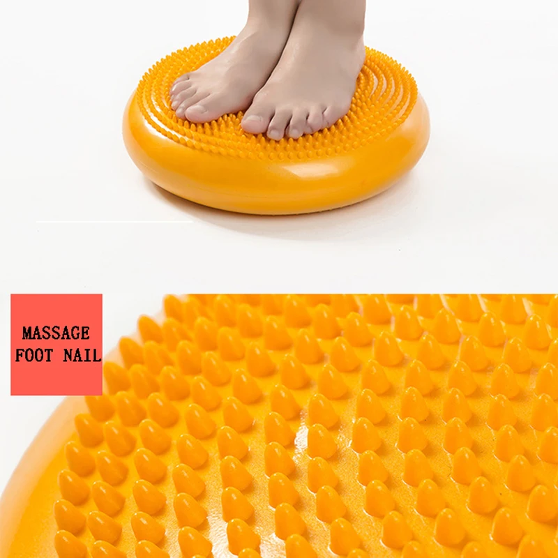 Juguetes de entrenamiento de equilibrio para adultos y niños, juguete sensorial antiestrés para el autismo, cojín de aire con pinchos, asiento sensorial inflable