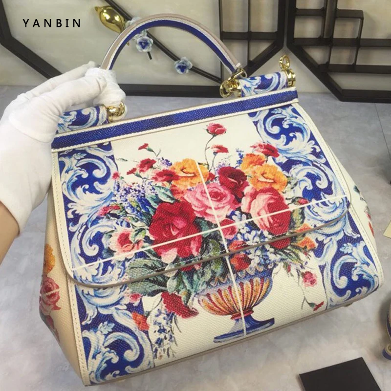 

luxury brand bag 100% Genuine Leather Luxury Handbags Women Bags Designer Crossbody Bags For Women Famous Brand sac a main femm