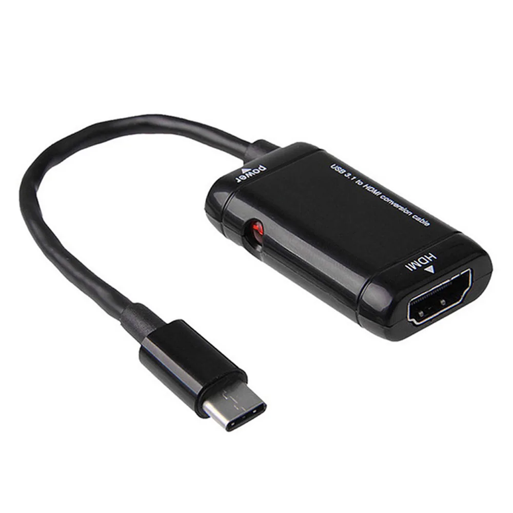USB C type C к HDMI адаптер для зарядки 3,1 штекер к HDMI Женский Кабель концентратор адаптер конвертер для samsung S9/8 Plus htc HUAWEI LG G8