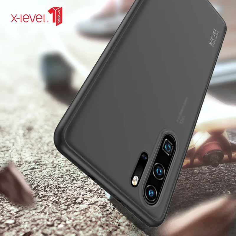 Прозрачный чехол X Level для Huawei P30 Pro жесткий матовый ПК Мягкий силиконовый задней