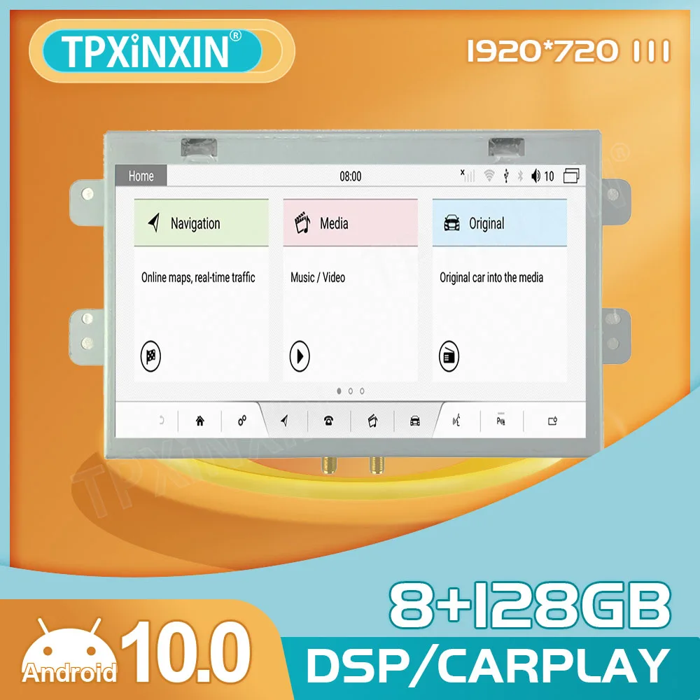 

Android 10 8G + 128GB for Land Rover Range Rover Evoque Bosch XJ GPS Car Navigation Multimedia Stereo Player Radio Carplay 2 DIN