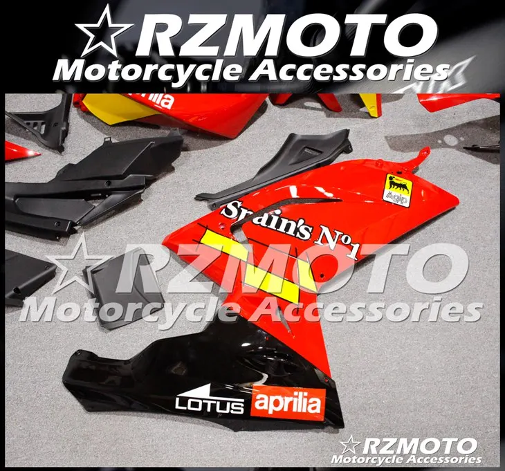 Инъекций ABS Полный обтекатели Наборы подходит для Aprilia RS125 2006 2007 2008 2009 2010 2011 06 07 08 09 10 11 Боди, комплект красного цвета