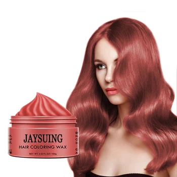 

100g Natural Unisex Hair Coloring Wax Natural Temporary Hair Clay Wax DIY Hair Solid Color Mud Cream Fashion Hair Salon Use