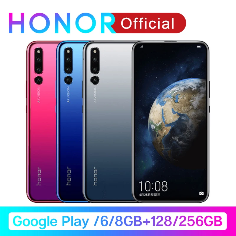 

Honor Magic2 Magic 2 Smartphone Google Play Kirin 980 6.39 inch Full Screen 2340x1080 Magic UI 2.0 Octa Core 3500 mAh 6*Cameras