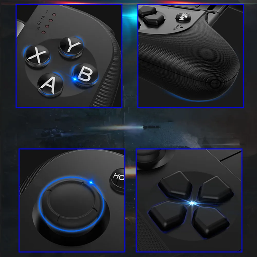 2020 New Saitake 7007F Wireless Bluetooth Game Controller Telescopic Gamepad Joystick for XiaomiHuawei Android Phone PC