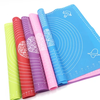 

Silicone Baking Mat Thickening Flour Rolling Scale Mat Kneading Dough Pad Baking Pastry Rolling Mat Bakeware Liners