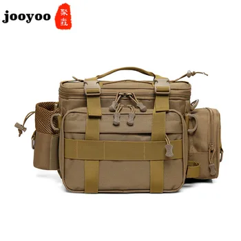 

Multifunctional Fishing Bags Canvas Lure Waist Pack Messenger Pole Package 2 Layer Fishing Bag Carp Tackle 5 Color jooyoo