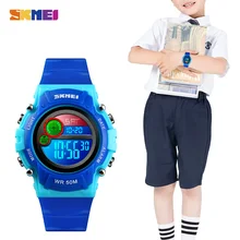 

SKMEI 5Bar Waterproof Children Watch Luminous Stopwatch Sports Watches Kids Wristwatches For Boys Girls reloj infantil digital