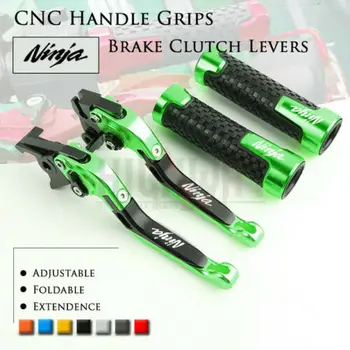 

CNC Aluminum Adjustable Brake Clutch Levers Handlebar Grip Handle Hand Grips For KAWASAKI NINJA ZZR ZX1400 SE Version 16-19
