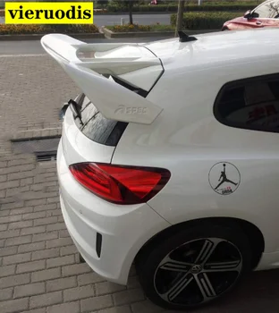 

Car Styling Fit For Volkswagen Scirocco 2010 + ABS Materoal Rear Roof Lip Spoiler Trunk Boot Wing