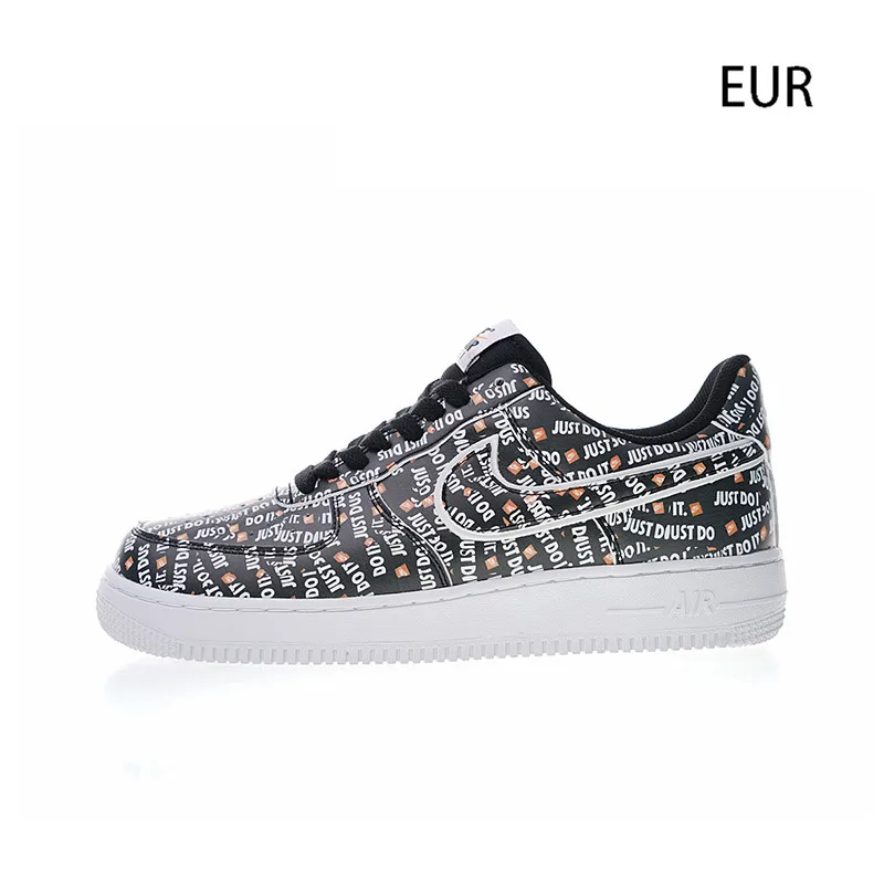 Мужские кроссовки для скейтбординга от Nike Air Force 1 JDI, PRM, Just Do It, Спортивная уличная дизайнерская спортивная обувь, Новое поступление, AO3977 - Цвет: AO3977-001