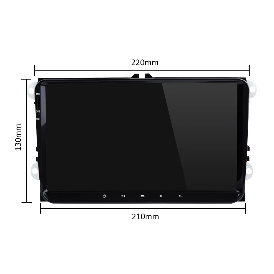 4G+ 64G ips DSP 8 ядерный Android 9,0 автомобильный Радио dvd gps для Volkswagen/VW Golf 5/6 passat/CC/B6/B7 polo Skoda/Seat/Leon мультимедиа