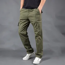 Мужские брюки карго с карманами рабочие брюки Для Бега Фитнес Спортивные Повседневные Размеры S~ 4XL
