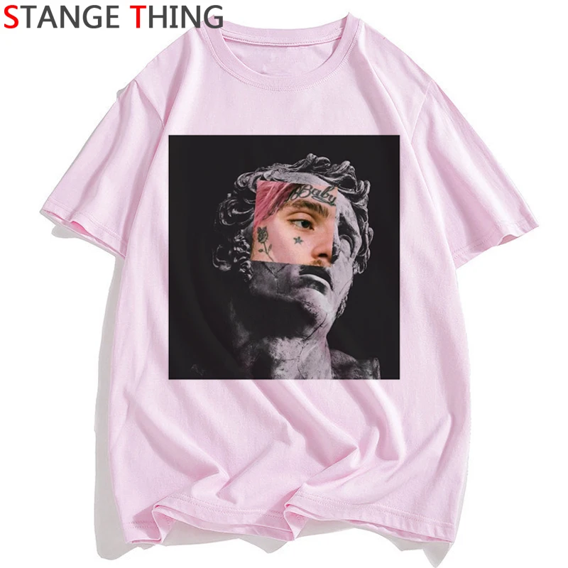 Lil Peep Женская футболка Rip рэпер Peep. Футболка Cry Baby в стиле хип хоп с забавным