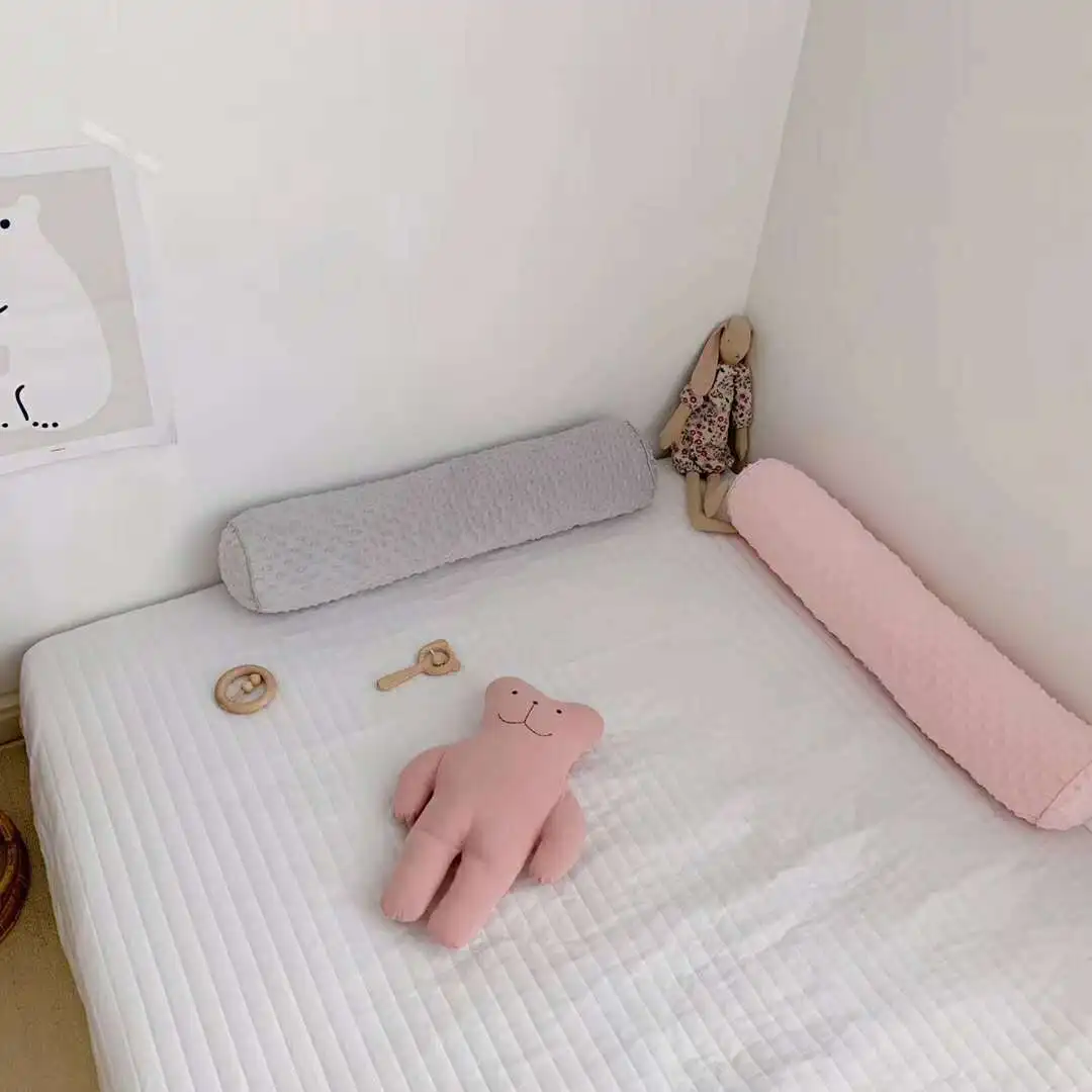 Детский бампер кровать коса узел валик Подушка окруженный для младенца Bebe защита для кроватки Детская кроватка бампер декор комнаты мальчик девочка кровать вокруг