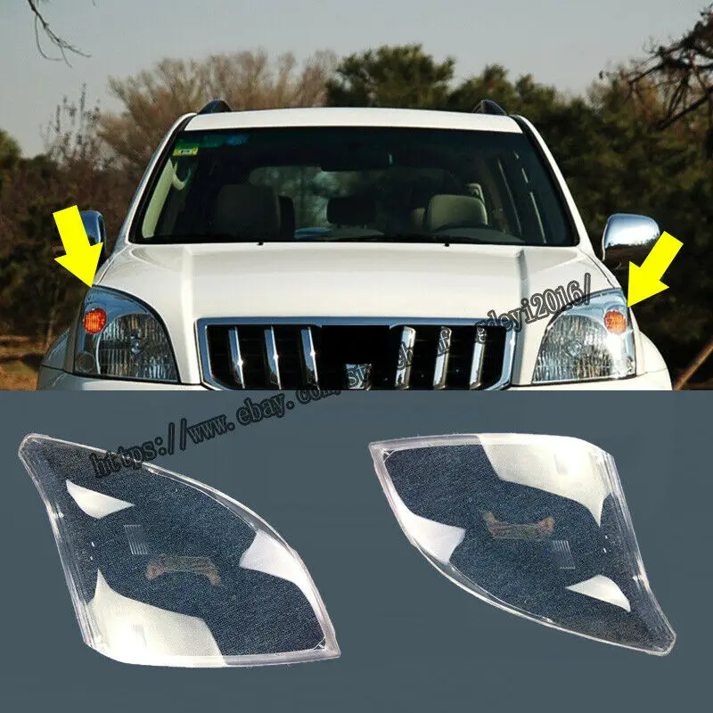 

For Toyota Prado LC120 4000 2700 2003 2004 2005 2006 2007 2008 2009 Headlight Headlamps Lamp Lens Cover Car accessories