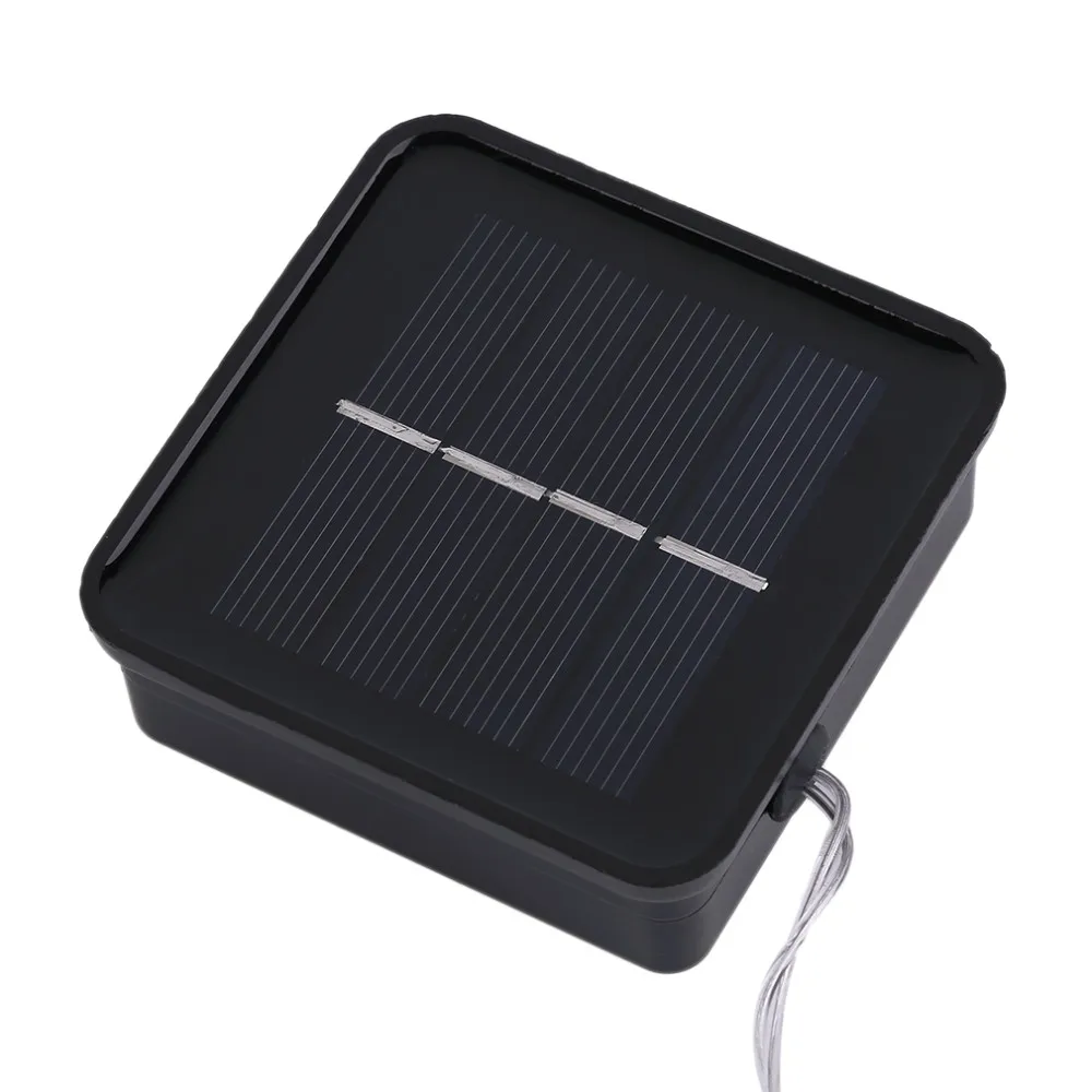 ICOCO Солнечный открытый теплый белый 6 м 120LED медный провод открытый струнный Сказочный светильник с 2 светильник ing режимы окружающей среды