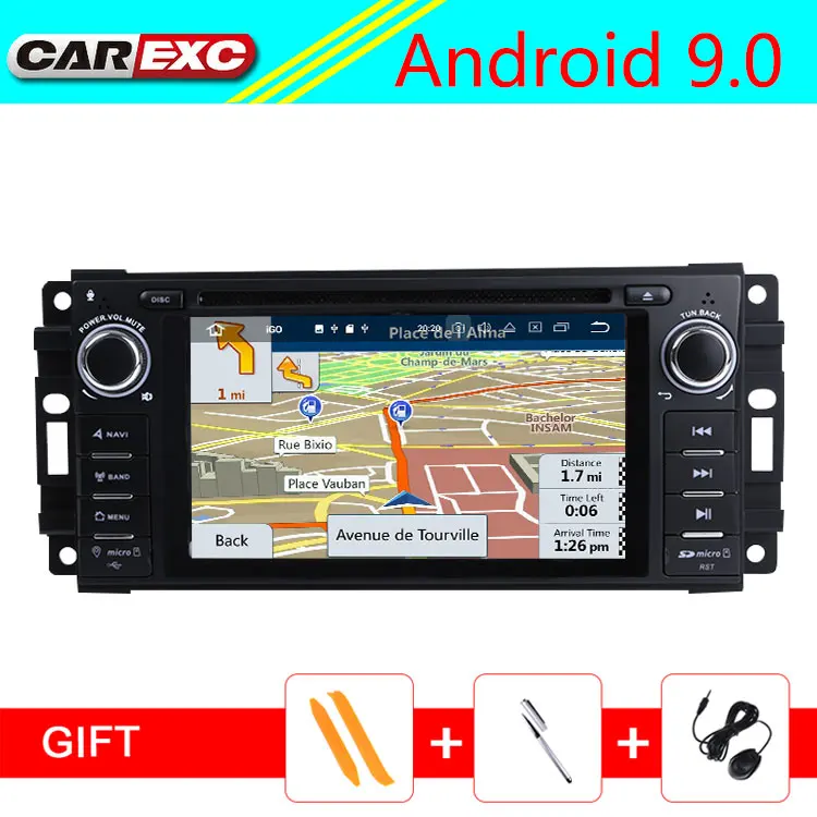 Android 9 0 2 Din 6 дюйма Автомобильный dvd плеер для Jeep/Wrangler/Патриот/Компас/путешествие с