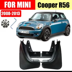 For Mini Cooper R56 2008-2013 coopers Mud Flaps Mudguards Splash Guards Mudflaps Car Fenders accessories Front Rear 4 Pcs/Set