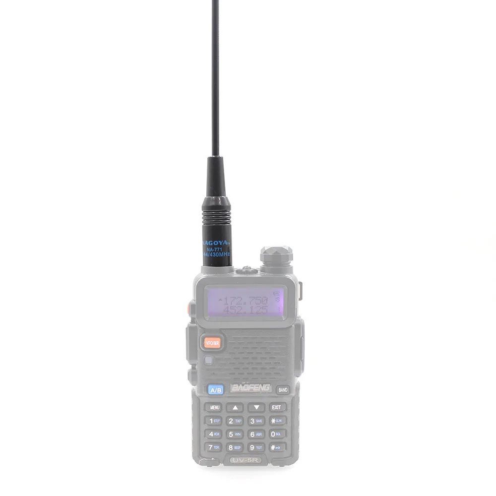 NA-771 NA771 SMA-F SMA типа «Мама» двойной широкая полоса гибкая антенна VHF/UHF 144/430 МГц двухстороннее радио для BAOFENG UV-5R BF-888S