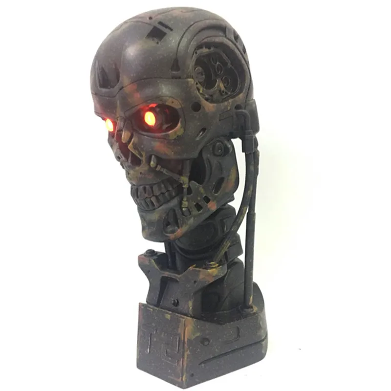 

Terminator T2 Skull Head Portraits Battle Damage Ver Resin Statue Action Figure Collection Toy X4132