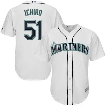 Цвет: желтый Мужская майка Seattle Ken Griffey Jr. Ichiro Suzuki Felix Hernandez James Paxton Edgar Martinez FLEX& Cool Base - Цвет: Цвет: желтый