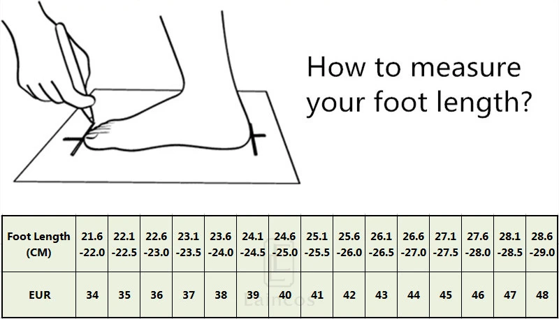 Foot length. Foot length