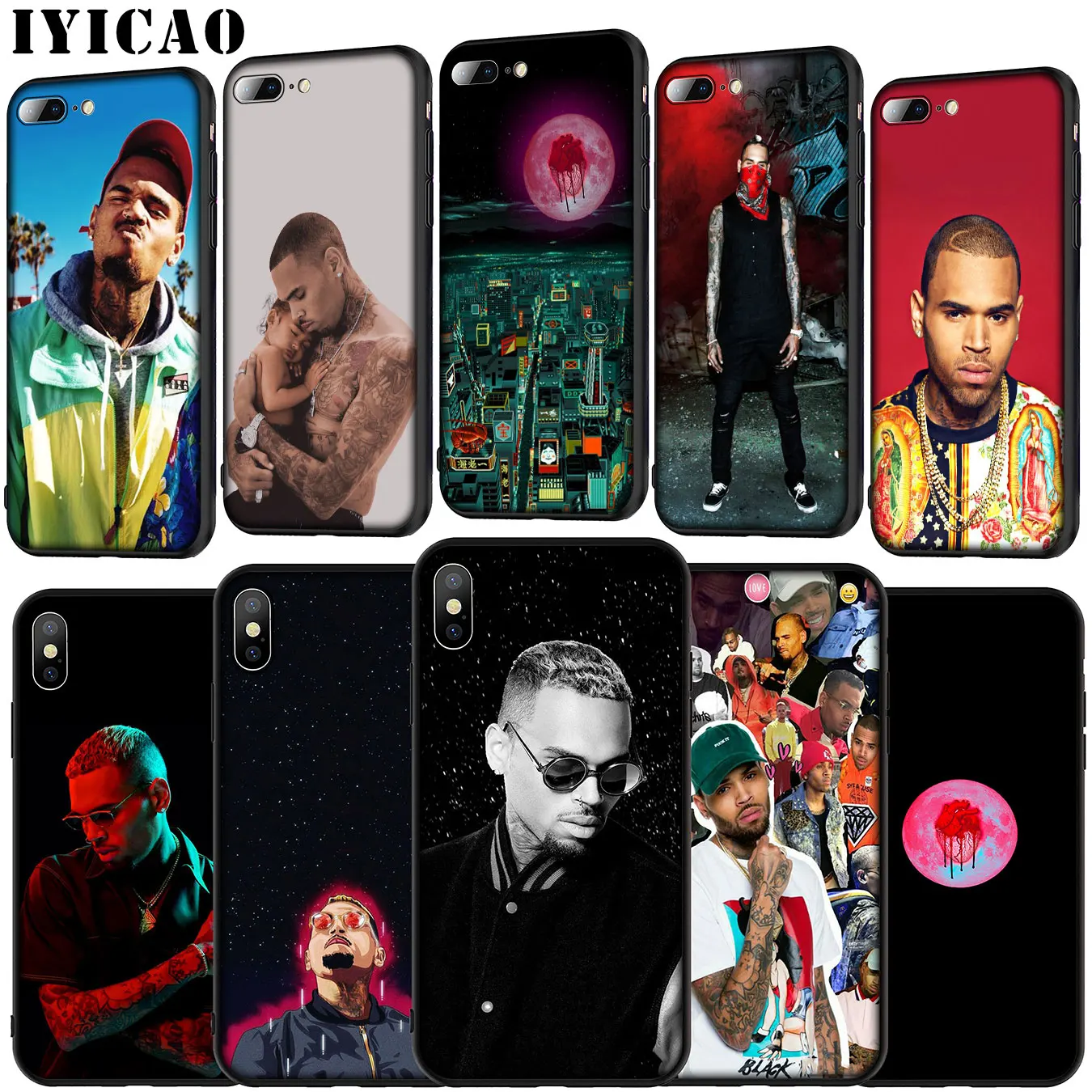 Pop Chris коричневый мягкий силиконовый чехол для iPhone 11 Pro XR X XS Max 6 6S 7 8 Plus 5 5S SE телефона