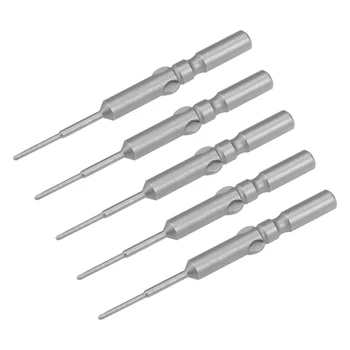 

uxcell Phillips Bits 5pcs 5mm Round Shank Magnetic Cross 1.2PH00 Screwdriver Bit Set 60mm Length S2 Screw Driver Kit Tools