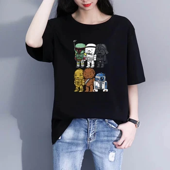

Darth Vader Funny Game Harajuku Printed Summer T-Shirts Men Tops Aesthetics Graphic T Shirt Women Gifts Dropshipping