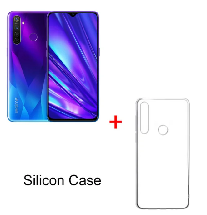 Blue N Case REALME 5 pro 6,3 ''смартфон Android P Восьмиядерный 4035 мАч 48+ 16 Мп двойной Камера VOOC Быстрая зарядка 3,0 мобильный телефон - Цвет: Blue N Case