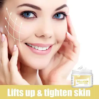 

80g Collagen Face Cream Anti Wrinkle Firming Lifting Care For Fac Cream Moisturizing Skin Whitening Cream Nourishing F9B9